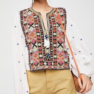 Enter The Loveland Embroidered Top